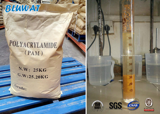 Polyacrylamide Nonionic do floculante do tratamento da água da mina de ouro alto - peso molecular