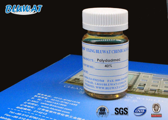 comprar Certificado NSF 40% Teor de baixa viscosidade PolyDADMAC Coagulante orgânico Resíduos químicos purificadores Polímeros catiônicos fabricação em linha