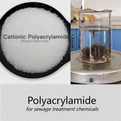 comprar Os floculante Cationic do Polyelectrolyte dos produtos químicos enlameiam o tratamento de esgotos de secagem fabricação em linha