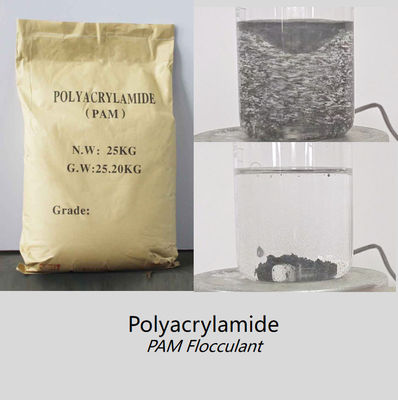 comprar Produtos químicos Cationic do tratamento de esgotos do Polyacrylamide da purificação eficiente das águas residuais fabricação em linha