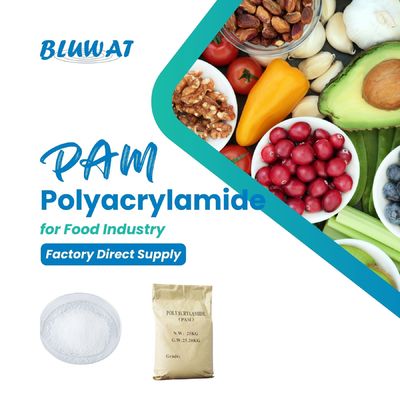 comprar Polyelectrolyte Cationic Polyacrylamide Cpam Para a Indústria de Processamento Alimentar fabricação em linha