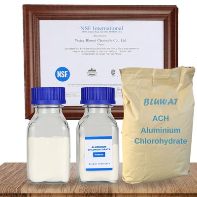 comprar Certificado NSF Tratamento de Água Potable Agua Purificante Coagulante ACH Cloridrato de Alumínio em Pó fabricação em linha
