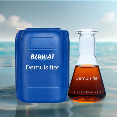 comprar Fabricante chinês Exportador Demulsificador Agente desmultificador Desmultificador de petróleo bruto de alta eficiência personalizado para desidratação de petróleo bruto fabricação em linha