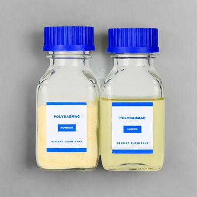 comprar PolyDADMAC Coagulante líquido para tratamento de água e águas residuais na série BLU DA dos EAU fabricação em linha