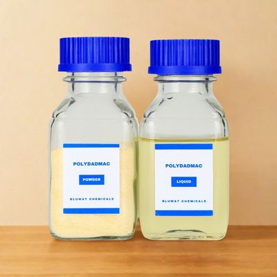 comprar PolyDADMAC Coagulante líquido para tratamento de água e águas residuais na série BLU DA dos EAU fabricação em linha
