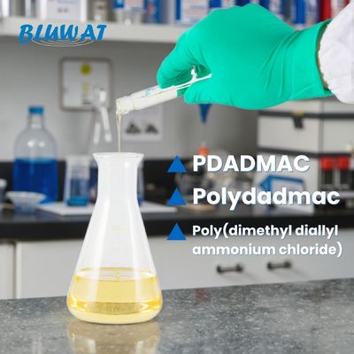 comprar PDADMAC Polyelectrolyte Cationic Polymeric Quaternary Sal de Amônio Para Fixação de Cor de Têxteis E Descoloração de Efeitos de Tintura fabricação em linha