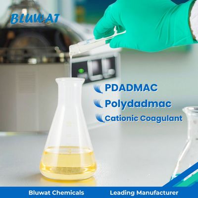 comprar Coagulante Catiônico PolyDADMAC para Estações de Tratamento de Água e Desidratação de Lodo | Bluwat Chemicals fabricação em linha