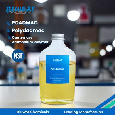 comprar Polímero de Amônio Quaternário (PolyDADMAC) Coagulante de Poliamina para Clarificação de Água Industrial e Condicionamento de Lodo de Esgoto | Bluwat Chemicals fabricação em linha