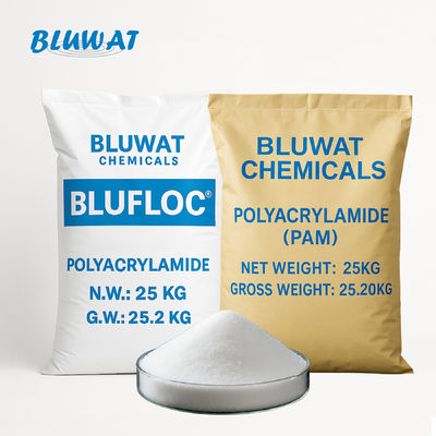 comprar Floculante solúvel em água do Polyacrylamide do copolímero do Polyelectrolyte do tratamento da água fabricação em linha