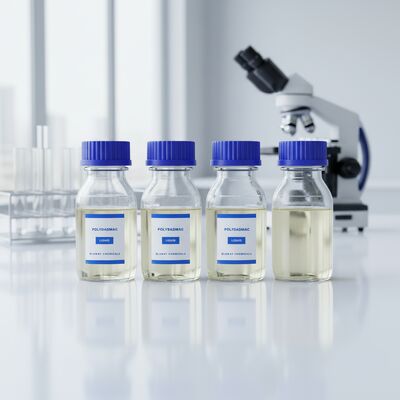 comprar Coagulante catiônico de alto teor sólido PolyDADMAC DA451 (44 ∼46%) para tratamento de água potável, transporte eficiente em termos de custos e clarificação de águas residuais industriais fabricação em linha