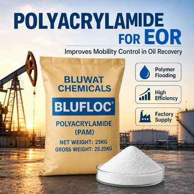 Comprar Polyacrylamide em pó de alta viscosidade 89% de teor sólido para o engrossamento do fluido de perfuração de petróleo e estabilidade do buraco fabricação em linha