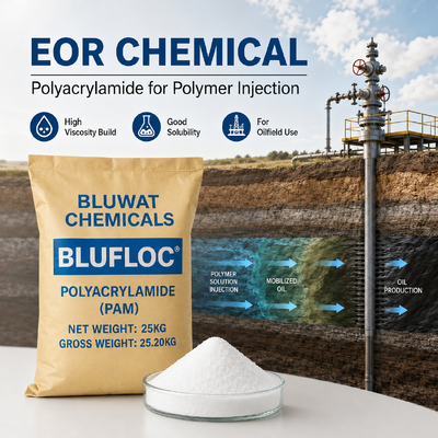 comprar BLUFLOC AA6518 PAM aniônico para perfuração de petróleo, clarificação de águas residuais e melhoria do desempenho do fluido de perfuração fabricação em linha