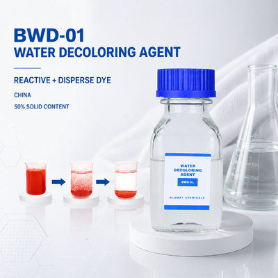 Comprar 50% -55% de teor sólido BWD-01 Agente descolorente para água para águas residuais de corantes reativos e dispersos na China fabricação em linha