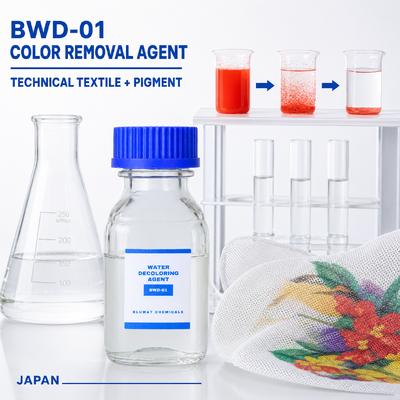 Comprar Agente Descolorante Catiônico BWD-01 para Efluentes de Têxteis Técnicos e Estampagem com Pigmentos no Japão fabricação em linha