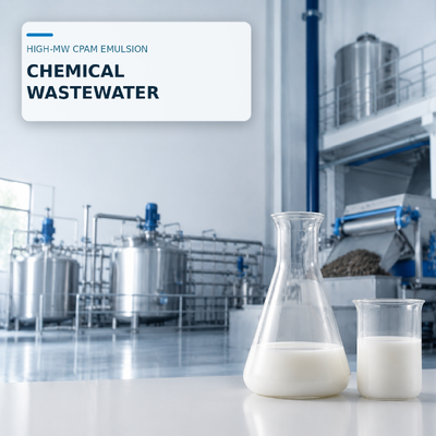 Comprar Emulsão CPAM de alto peso molecular com carga média a ultra-alta para tratamento químico de lodo de águas residuais fabricação em linha