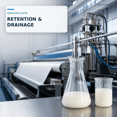 Comprar Apoio à retenção e drenagem de emulsões APAM para a fabricação de papel fabricação em linha