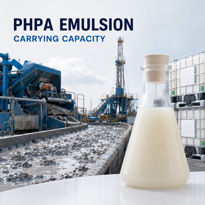 Comprar Emulsão PHPA de alto peso molecular para viscosidade e capacidade de carga da lama fabricação em linha