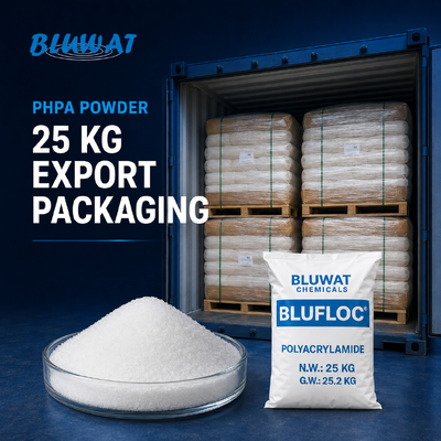 Comprar Saco de 25 kg de Pó PHPA para Exportação e Manuseio no Local da Sonda fabricação em linha