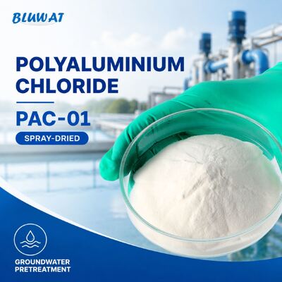 Comprar PAC-01 Cloreto Polialumínio Seco por Pulverização 25kg para Pré-tratamento de Água Subterrânea com Mínimo de 30% de Al2O3 fabricação em linha