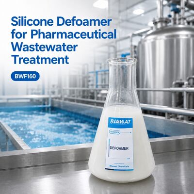 Comprar Antiespumante de Silicone Não Iônico para Tratamento de Águas Residuais Farmacêuticas com Dosagem de 50-300 ppm Agente de Controle de Espuma fabricação em linha