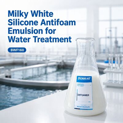 Comprar Desespumante de silicone não-oniônico branco-leite com 50-300 ppm Dosagem para tratamento de água fabricação em linha