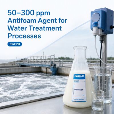 Comprar 50-300 ppm Dosagem Agente antiespumante de silicone não-oniônico para desespumação de águas residuais fabricação em linha