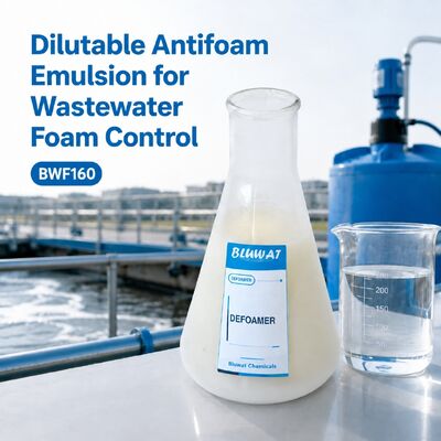 Comprar Desespumante de silicone não-oniônico diluível com 50-300 ppm Dosagem para controlo da espuma das águas residuais fabricação em linha