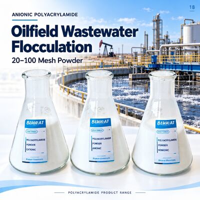 Comprar Anionic Polyacrylamide APAM 20-100 Mesh 89% Minimum Solid Content for Oilfield Wastewater Flocculation fabricação em linha