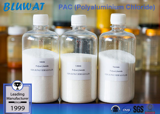 comprar Floculante & coagulante do Polyelectrolyte do polímero do Polyacrylamide para o tratamento da água fabricação em linha