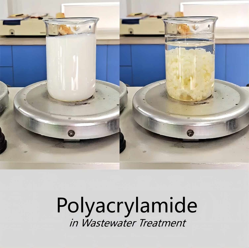 Water Treatment Polyelectrolyte Copolymer Water Soluble Polyacrylamide Flocculant