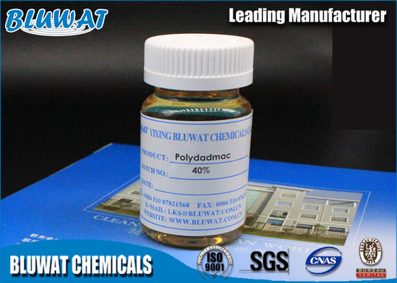 Água industrial do coagulante de Polydadmac da categoria que refina produtos químicos para a produção de papel