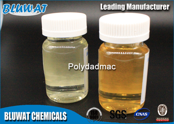 Água de Polydadmac da baixa viscosidade que refina o agente de fixação de matéria têxtil dos produtos químicos 26062-79-3