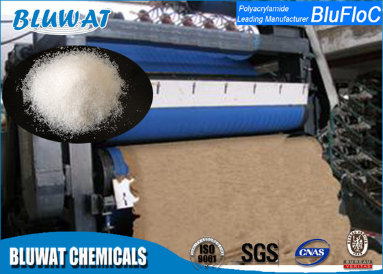 De papel - fazendo a produtos químicos o pó Nonionic do Polyacrylamide granulado esbranquiçado