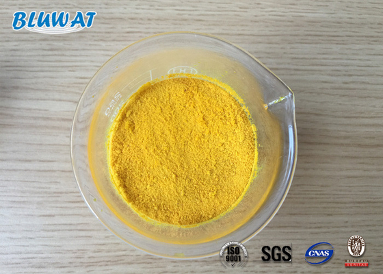 Produtos químicos amarelos do tratamento da água do pó da secagem de pulverizador do pó do Pac do cloreto do Polyaluminium da categoria da indústria