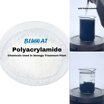 Planta de tratamento de esgotos 25million dos floculante do Polyelectrolyte do Polyacrylamide dos produtos químicos