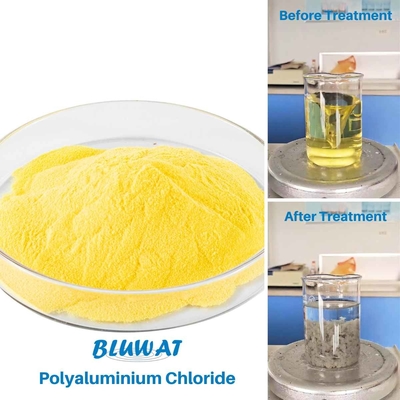 Cloreto PAC do Polyaluminium de Bluwat na efluência industrial do tratamento de águas residuais