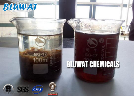 Produtos químicos Cationic do BACALHAU da remoção da cor do agente de Decoloring das águas residuais do Polyelectrolyte