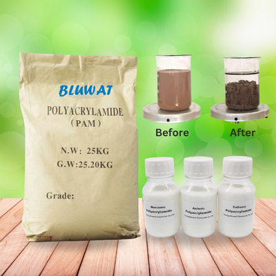 Blufloc AA6518 Polyelectrolyte Polyacrylamide Polymers Usados na Purificação de Água