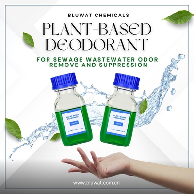 Desodorante de plantas aterros sanitários Spray Deodorante à base de planta para supressão de odor de esgotos industriais