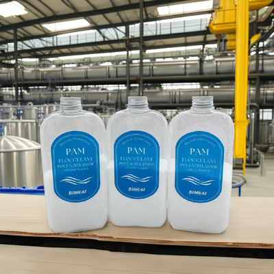 Pó Granular Branco-Suave Blufloc Poliacrilamida APAM Para Rejeitos de Mineração CPAM Para Desidratação de Lodo na América Latina