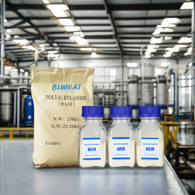 América Latina Brasil Colômbia México Peru Exportação Blufloc Polyacrylamide APAM para rejeitos de mineração, CPAM para desaguamento de lodo em águas residuais de açúcar, petróleo e gás