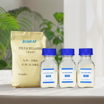 Floculante Blufloc Polyacrylamide Premium para projetos de infraestrutura de águas residuais municipais de mineração
