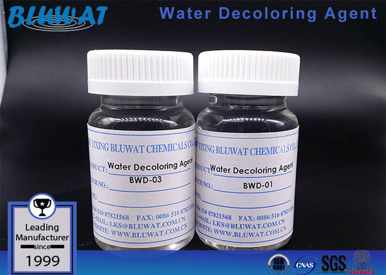 Produto químico BWD -01 da remoção da cor do agente de Decoloring da água do polímero para a indústria alimentar