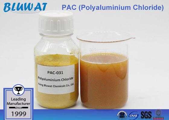 Do coagulante amarelo do tratamento da água do PAC do pó do cloreto do Polyaluminium da categoria da indústria pureza alta