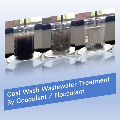 Floculante do Polyacrylamide dos produtos químicos de Bluwat do polímero do tratamento de águas residuais da lavagem de carvão