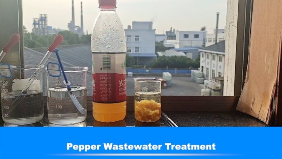O alimento de 50% processa o agente Wastewater Treatment de Bluwat Decoloring da pimenta